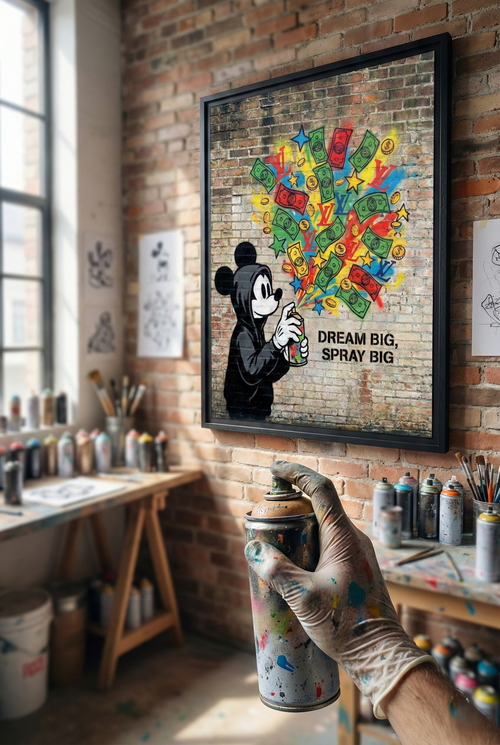 The Artist's Perspective: A Close-Up of Mickey's Mouse-ka-Tool